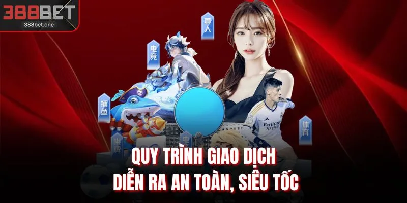 Quy trình giao dịch diễn ra an toàn, siêu tốc